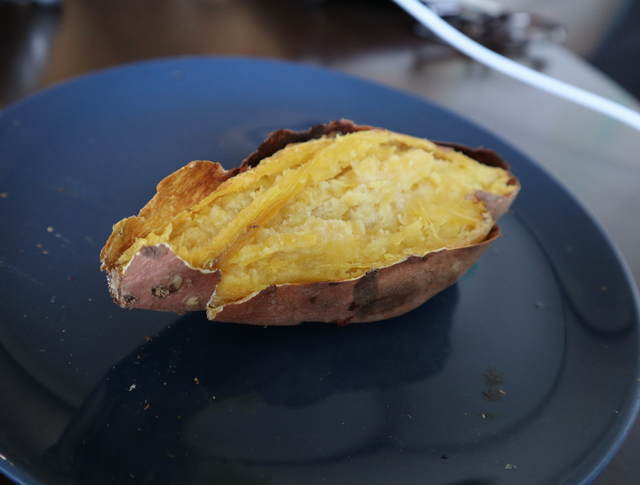 ヘルシオで作る焼き芋の写真_安納芋
