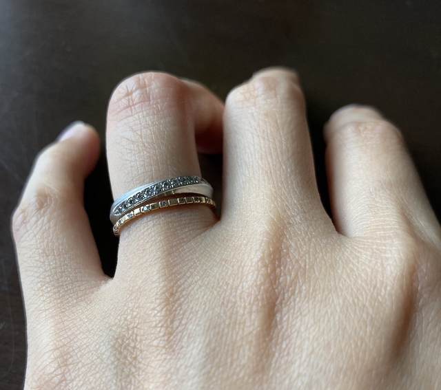 ミニマリストのアクセサリー　指輪の写真